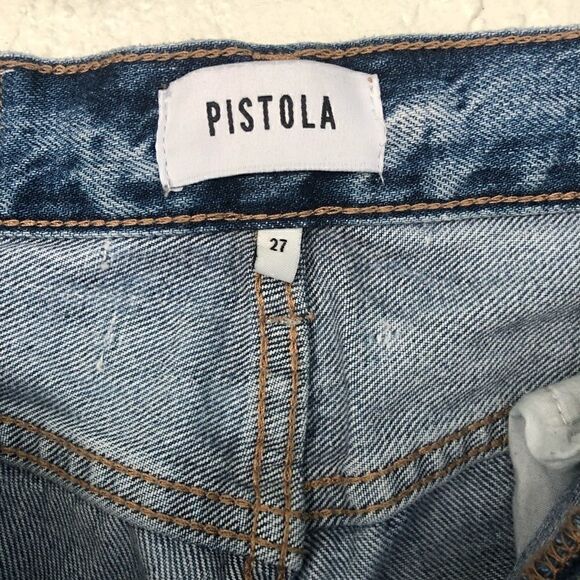 ‎PISTOLA High Rise Distressed Jeans Size 27 - Picture 5 of 11